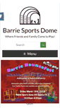 Mobile Screenshot of barriesportsdome.com